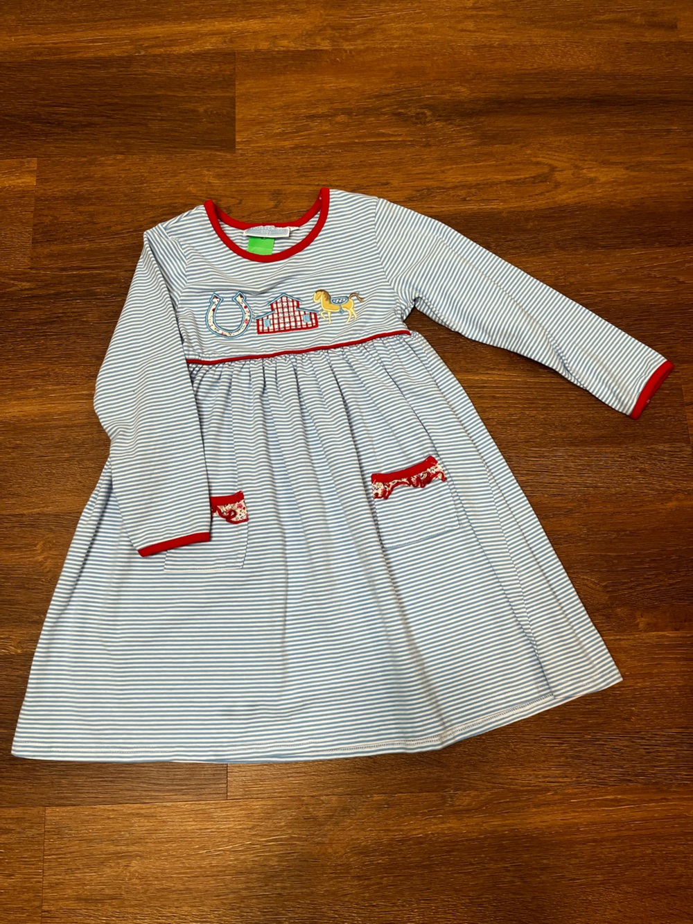 Trotter Street Striped Farm Dress Size 7